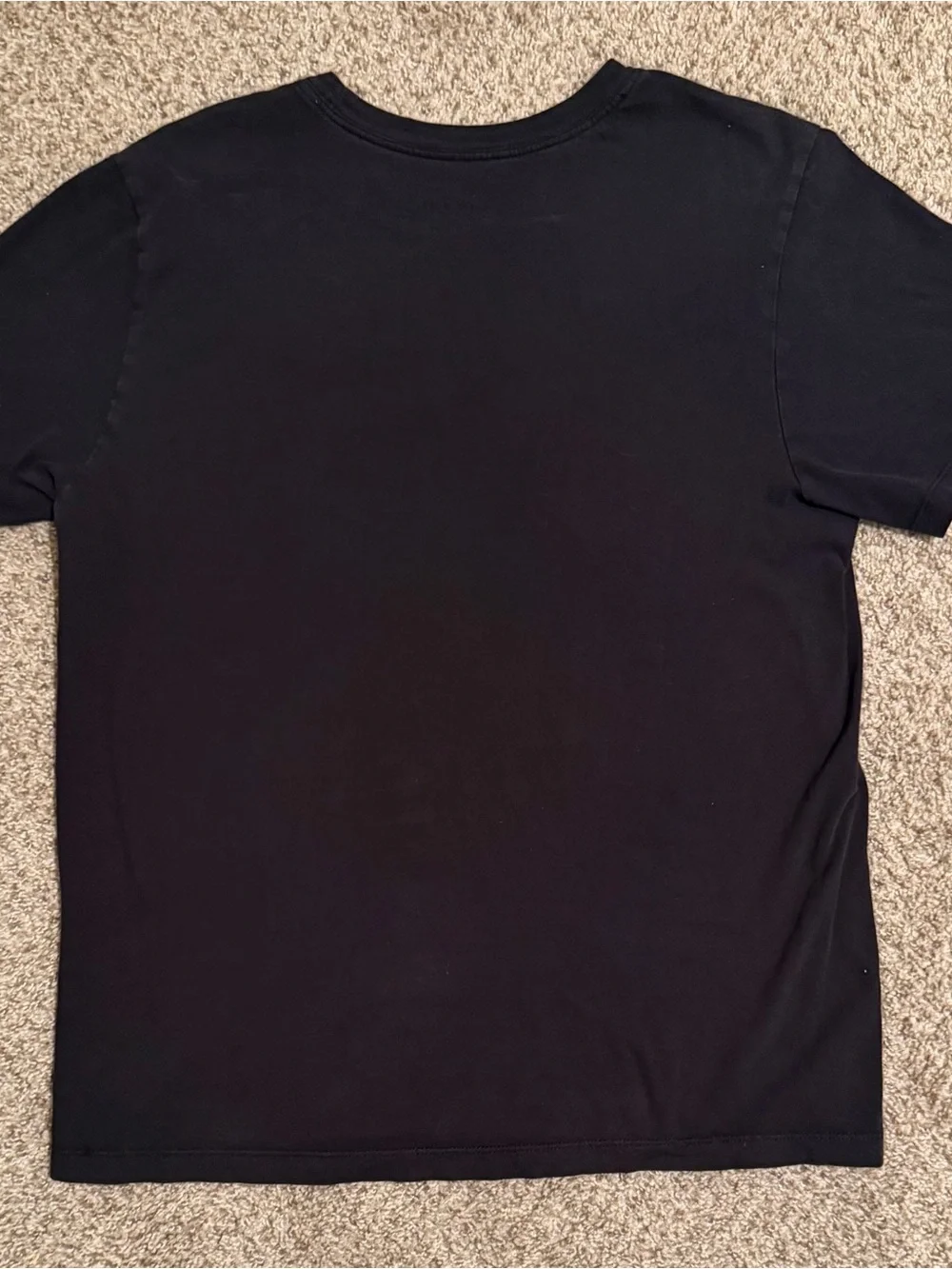 Nike Black Short Sleeve Tee with White Graphic Logo